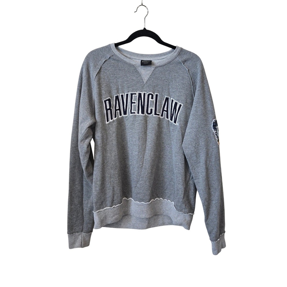 Universal Studios Harry Potter Ravenclaw Gray Raglan Sweatshirt Large